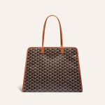 Goyard Hardy PM Tote Bag Black and Brown